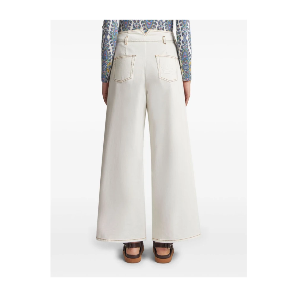 ETRO Witte Jeans voor een stijlvolle look White Dames