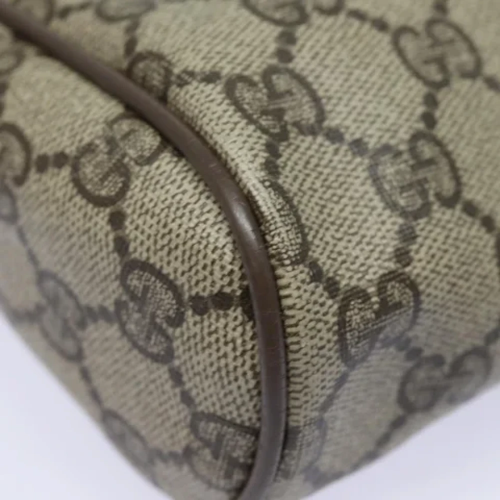 Gucci Vintage Pre-owned Leather clutches Beige Dames