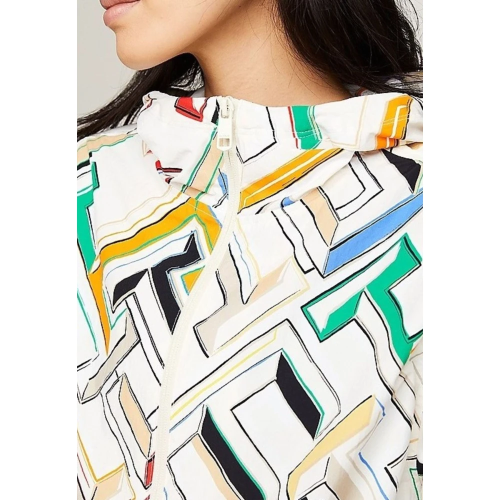 Tommy Hilfiger Relaxed getailleerde jas voor vrouwen Multicolor Dames