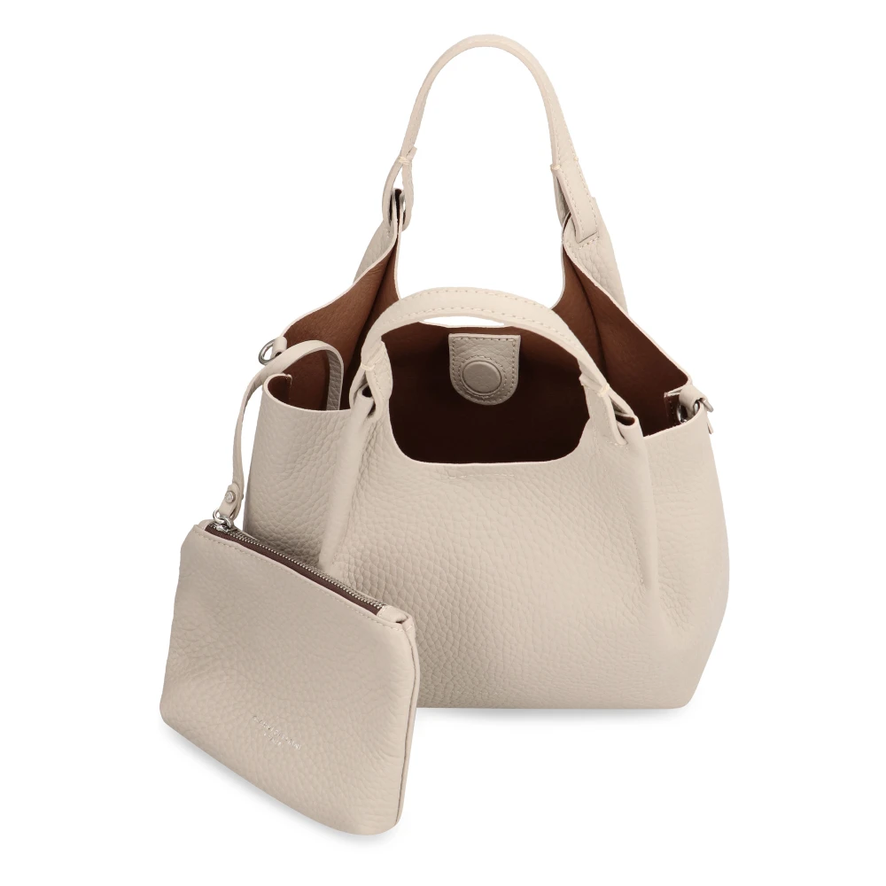 Gianni Chiarini Leren Handtas met Afneembare Clutch Gray Dames