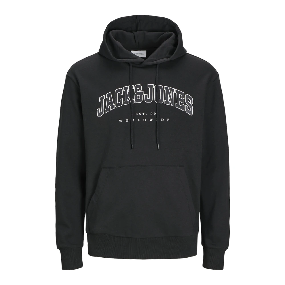 jack & jones Colorblock Hoodie met Pigment Print Black Heren
