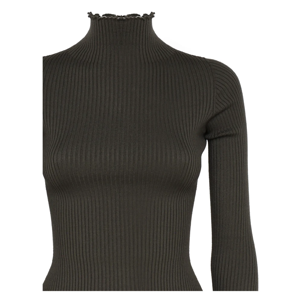 Dondup Militair Groene Coltrui met Knopen Green Dames