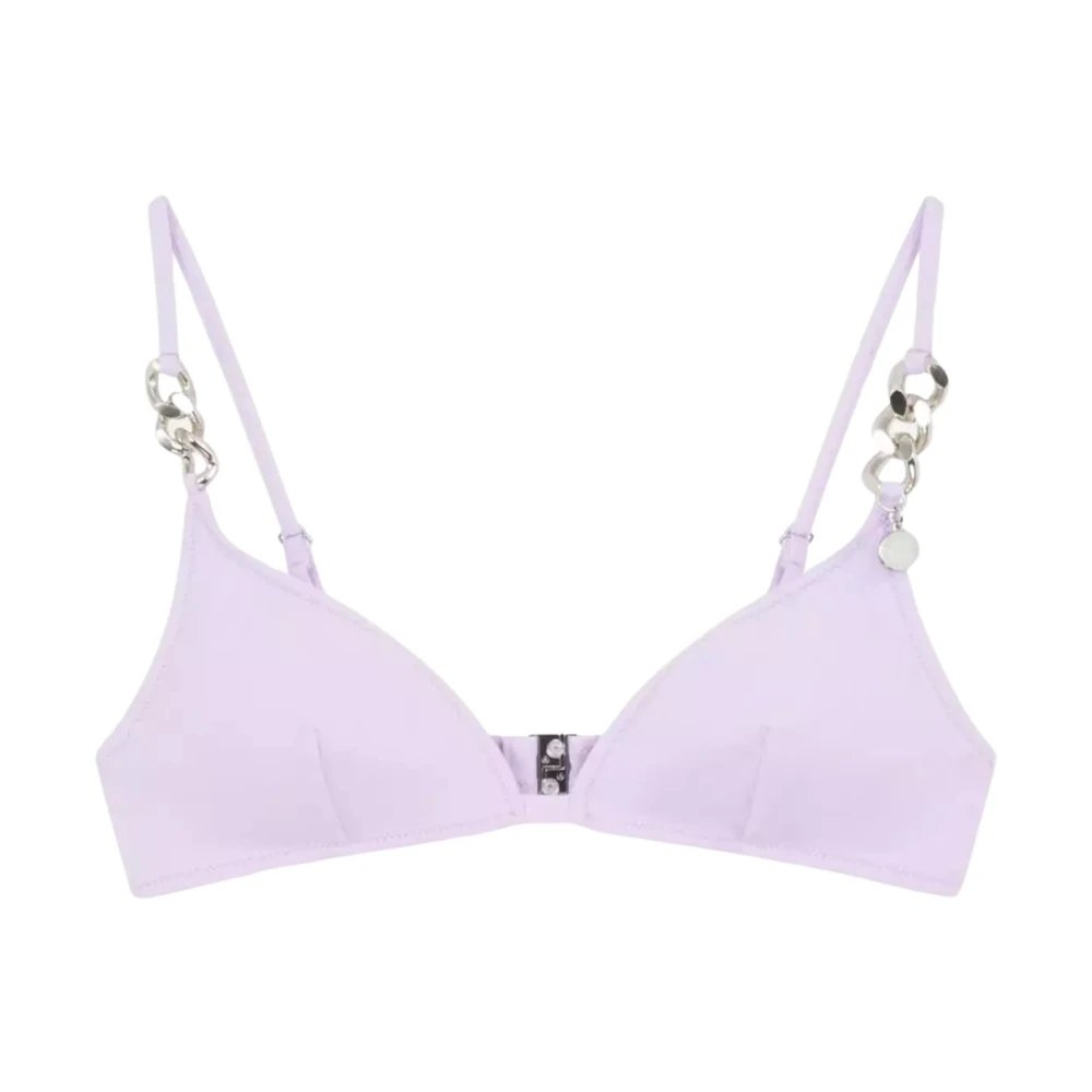 Stella Mccartney Lila Triangel Bikini Top Pink Dames