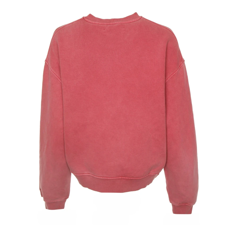 Samsøe Casual Jersey Sweatshirt met Oversized Pasvorm Pink Dames