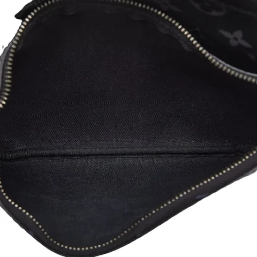 Louis Vuitton Vintage Pre-owned Plastic shoulder-bags Black Dames