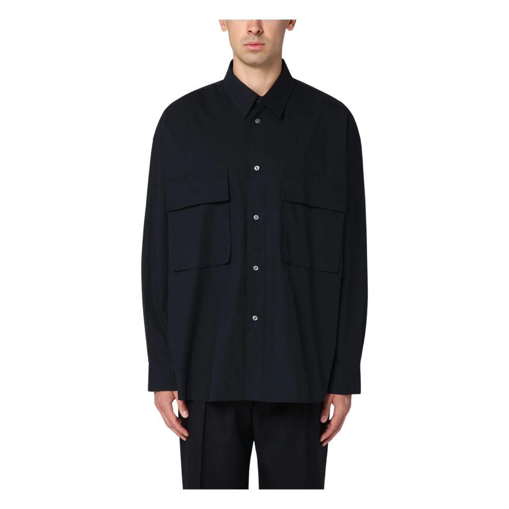 Studio Nicholson Lange mouwen overhemd Black Heren