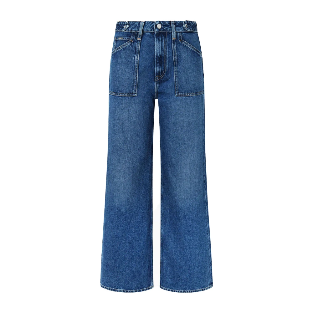 Pepe Jeans Wide Jeans Blue Dames