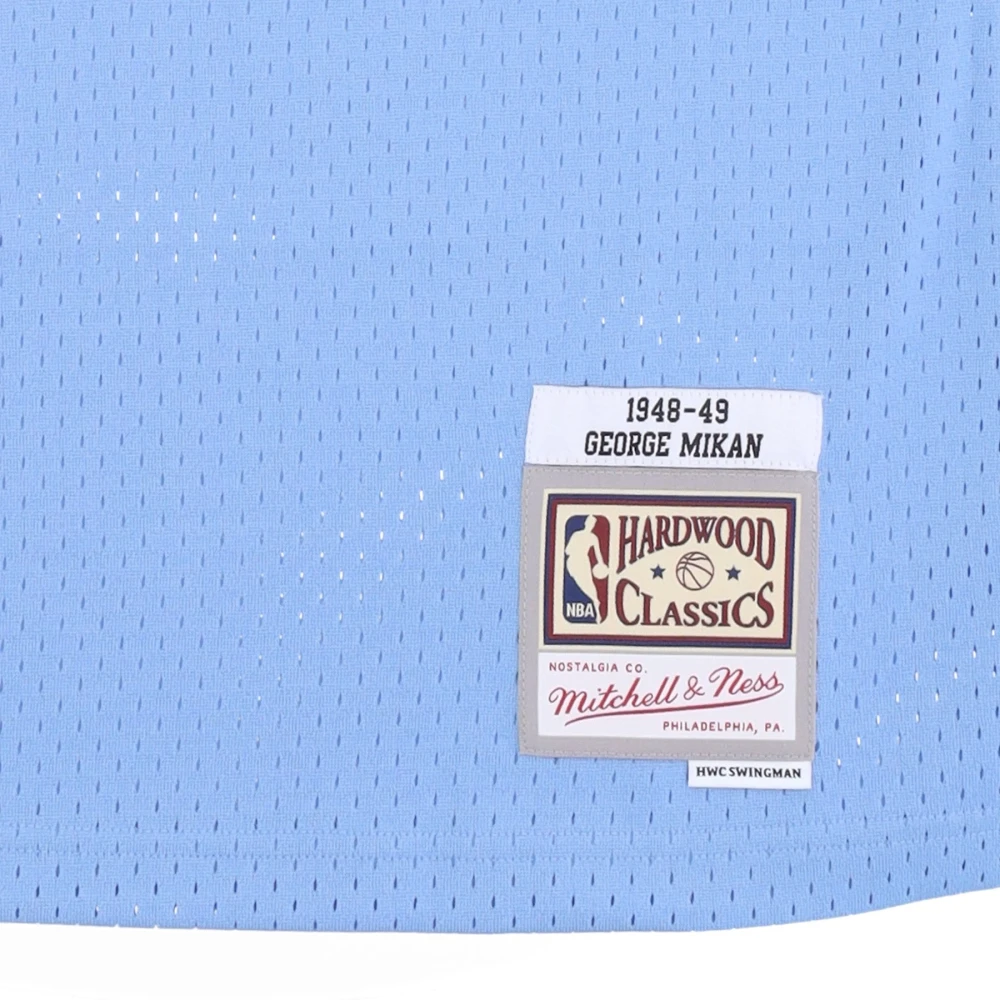 Mitchell & Ness Vintage Basketbal Tanktop George Mikan Blue Heren
