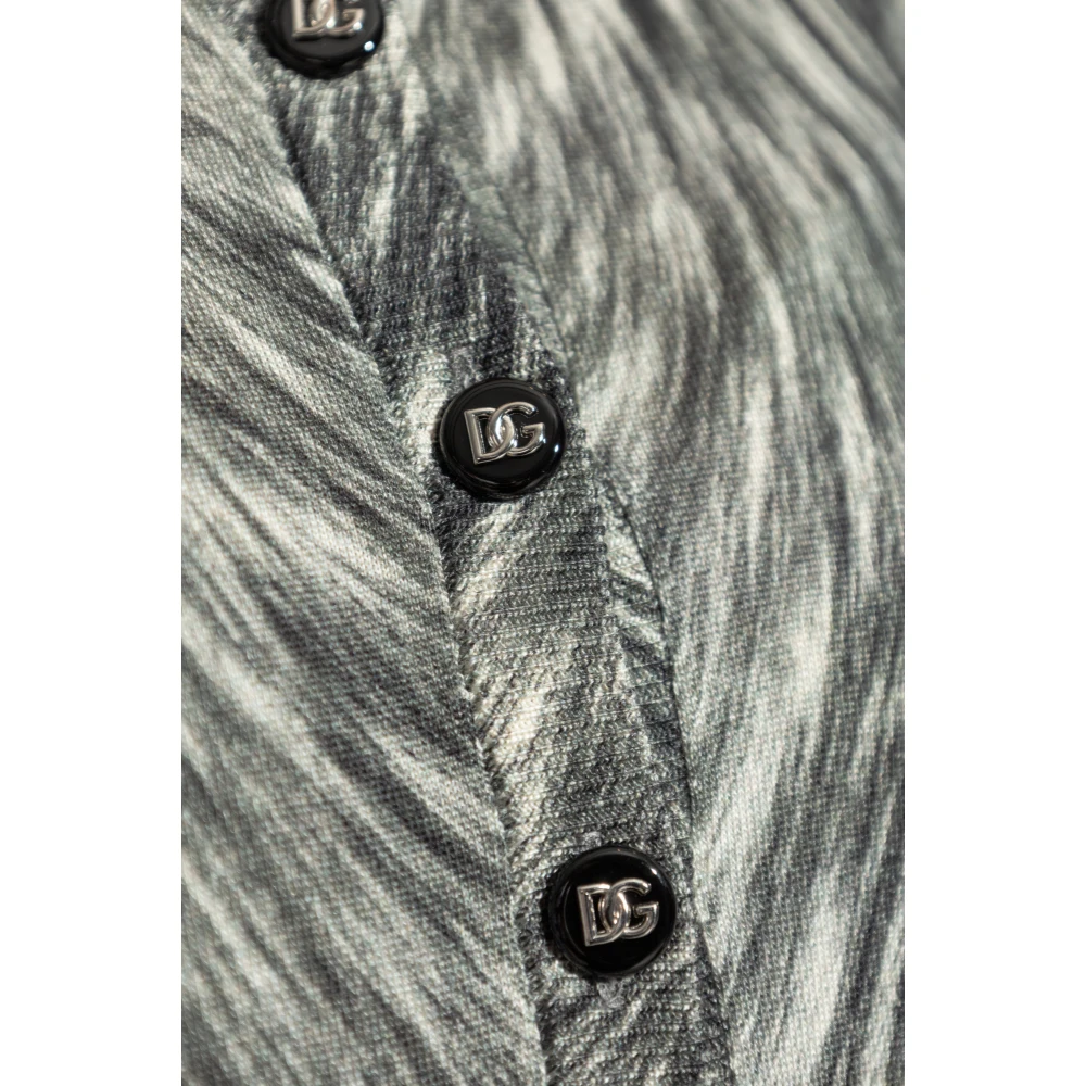Dolce & Gabbana Zijden vest Gray Dames