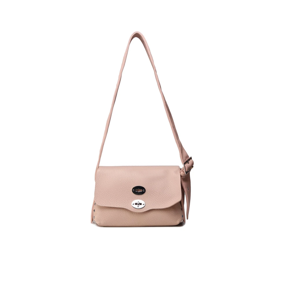 Zanellato Roze Schoudertas Italiaans Vakmanschap Stijl Pink Dames