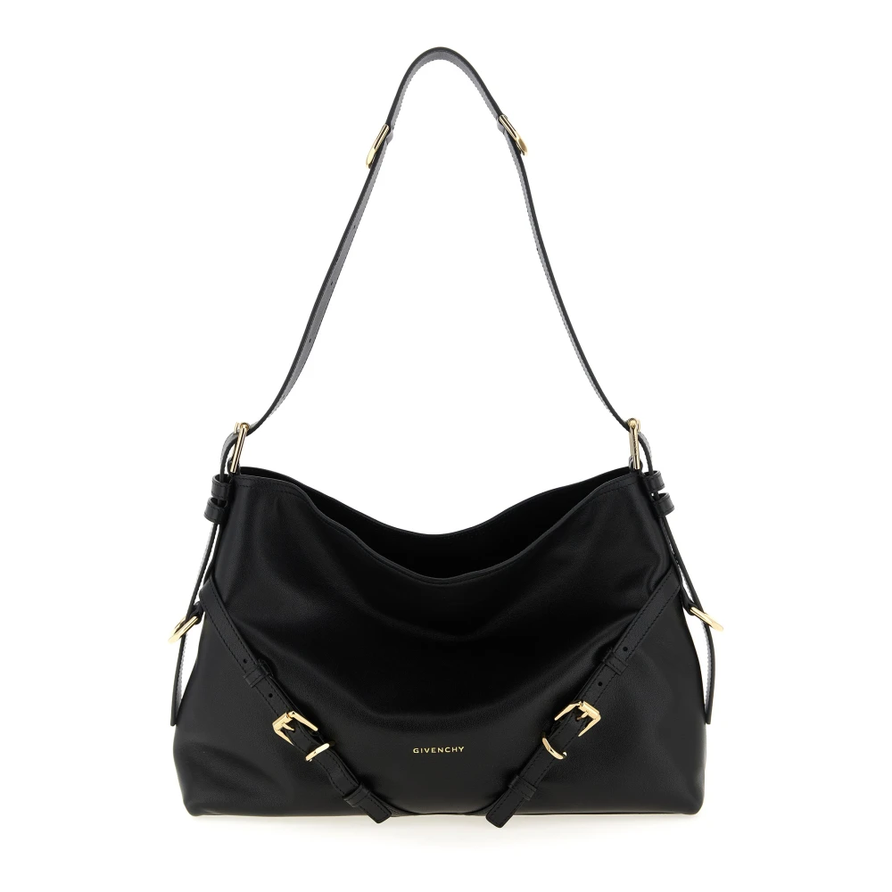 Givenchy Women's Black Shoulder Bags, One Size, Voyou Medium Shoulder Bag