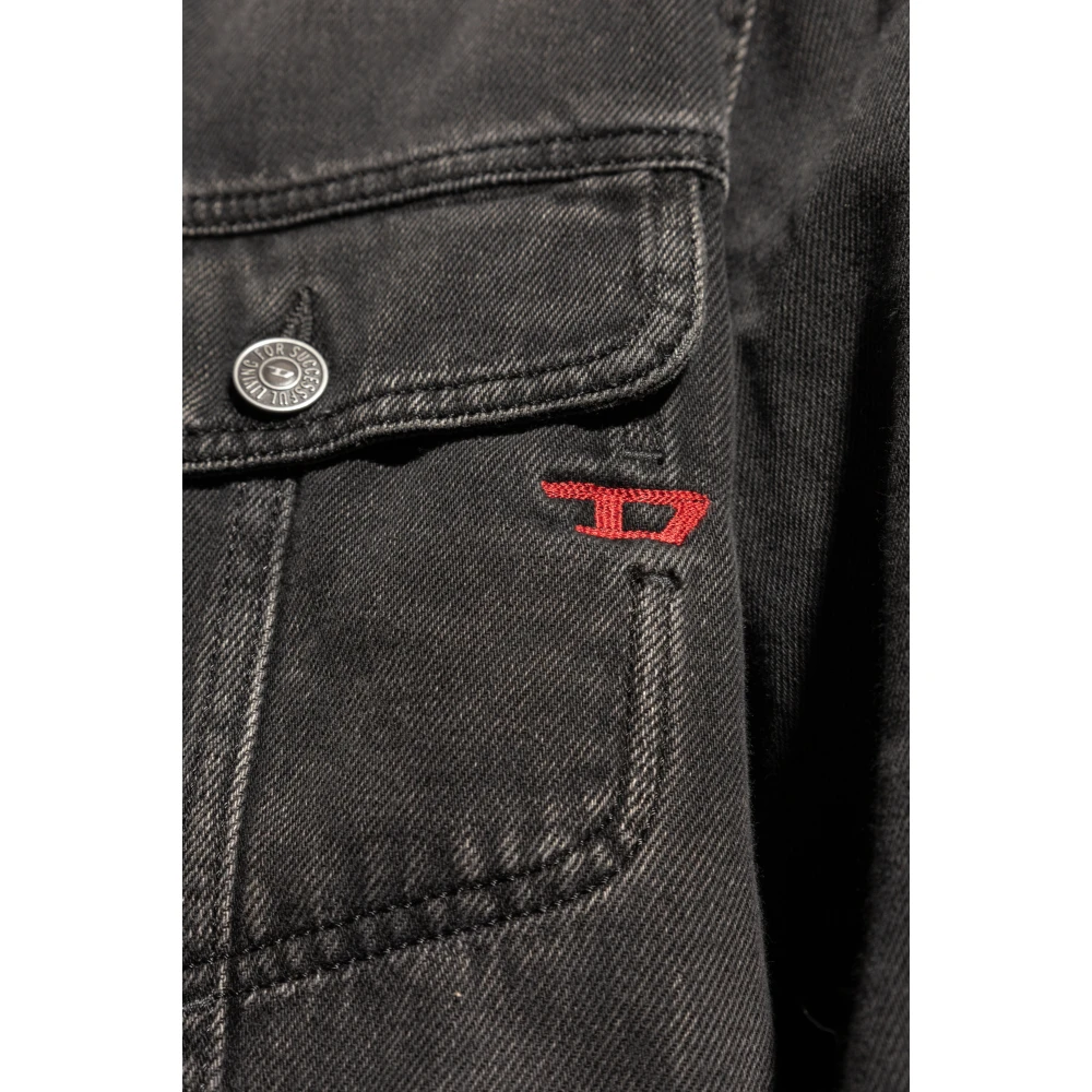 Diesel Denim jack D-Barcy Black Heren