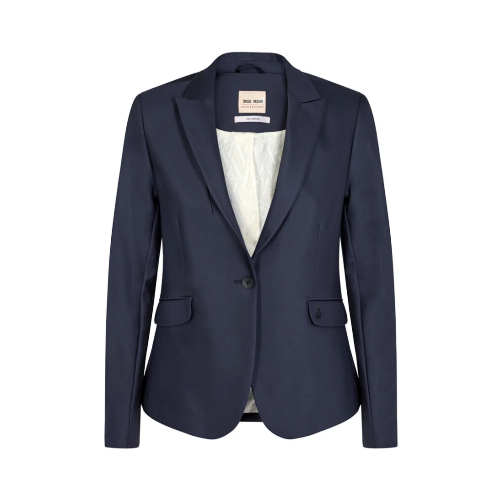 Mos Mosh Blue Blake Night Blazer - Female - Blazers - 2XL - Jackets