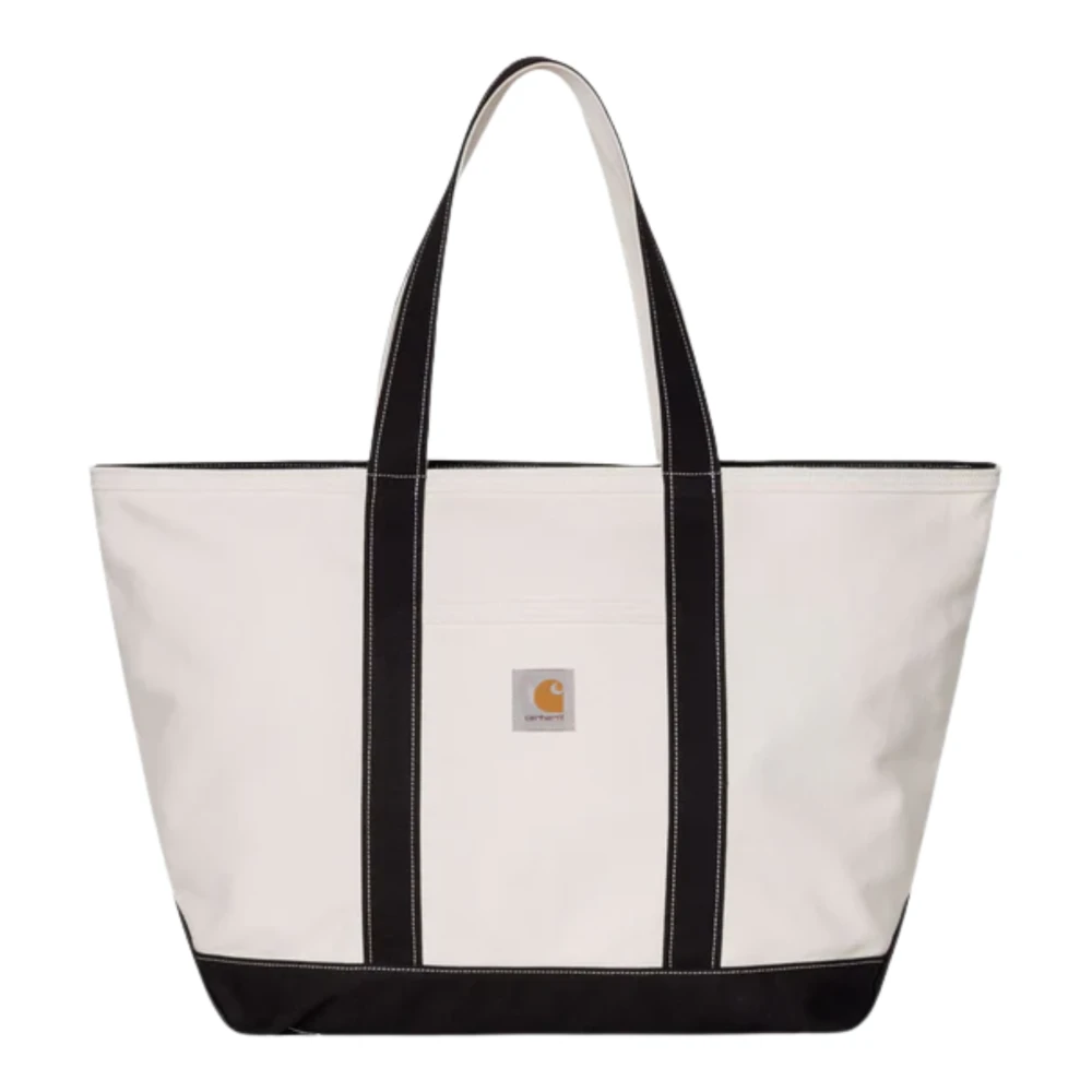 Carhartt Wip Uomo Bianco - Tote Da Spiaggia In Tela - Bags - One Size