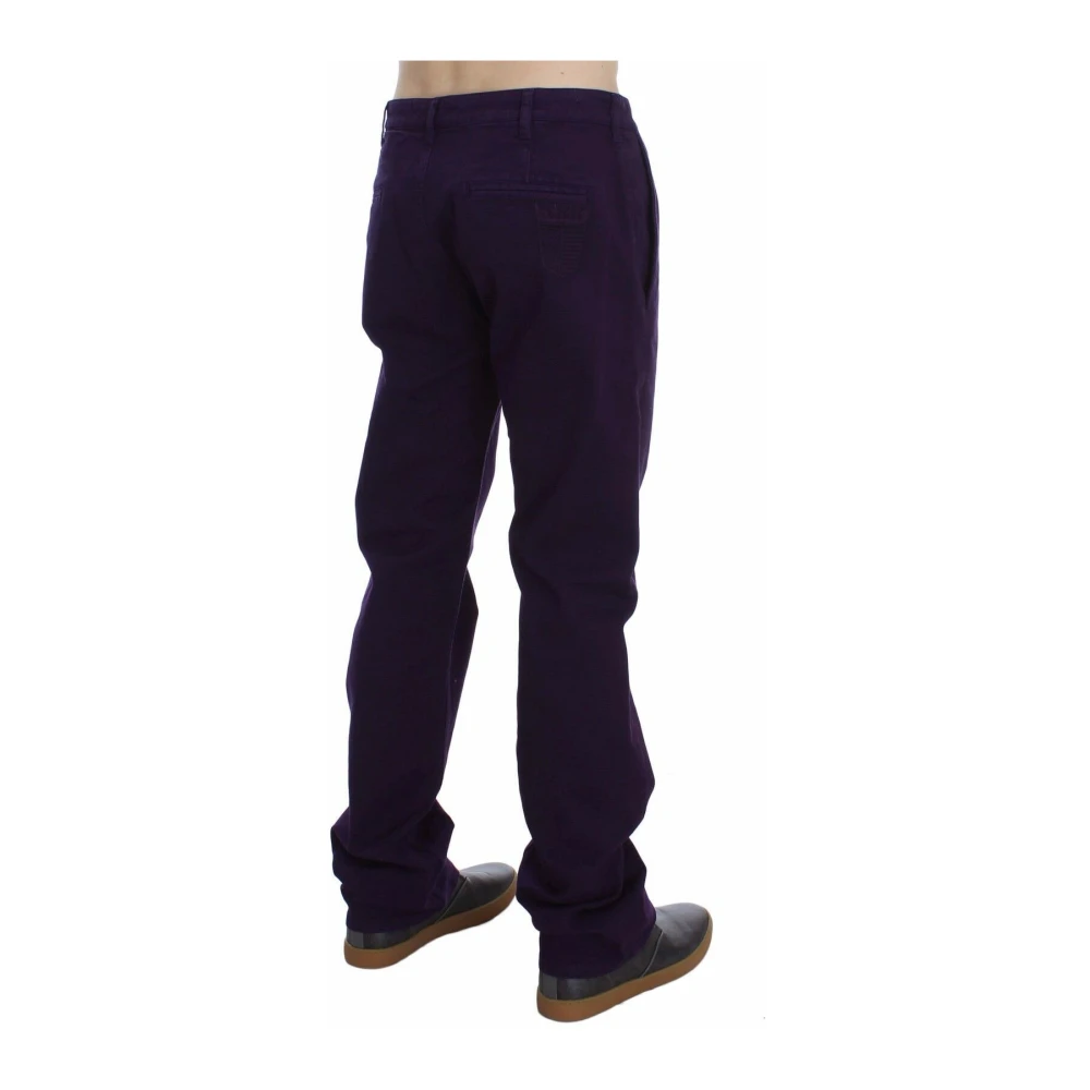 Gianfranco Ferré Lila Stretch Slim Chinos Purple Heren