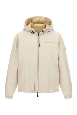 Berguns Reversible Hooded Down Bomber Jacket