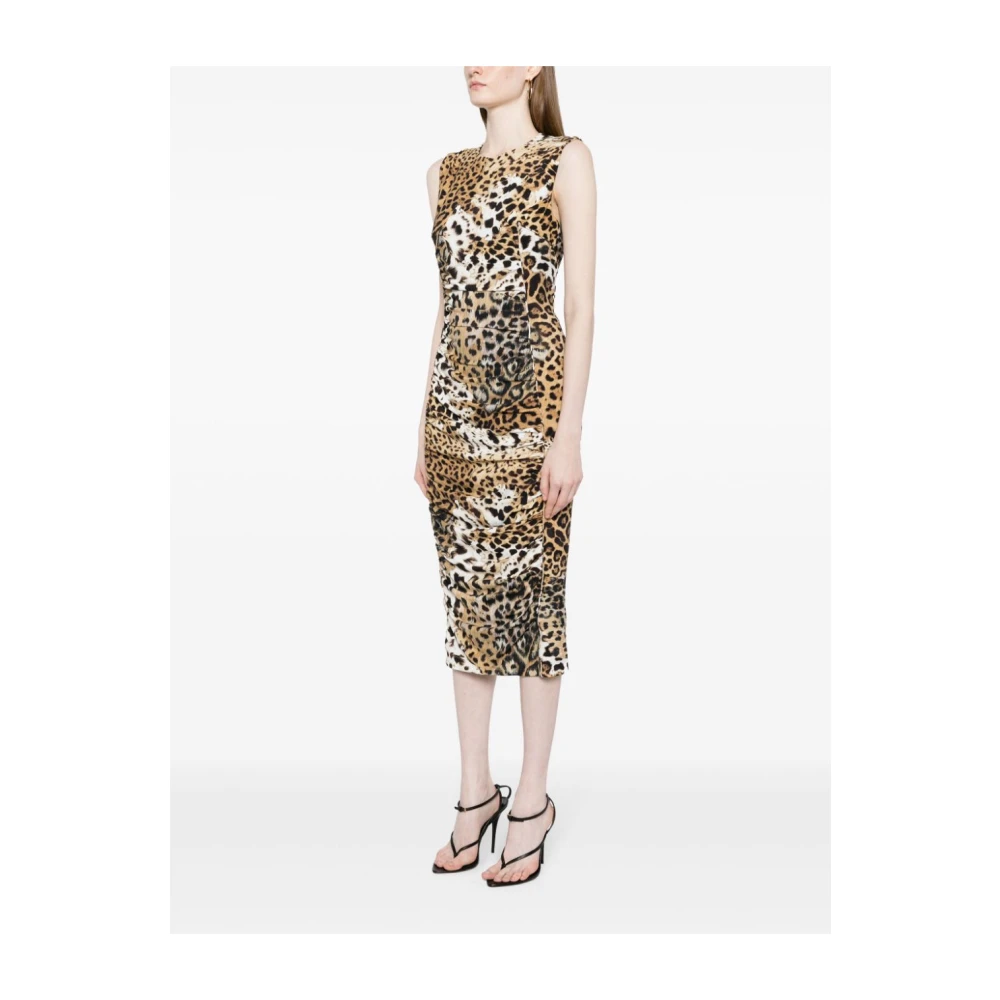 Roberto Cavalli Midi Day Dress Multicolor Dames