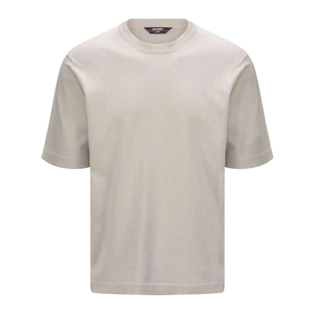K-Way Herren Beige T-Shirt Und Polo Mod. Comb