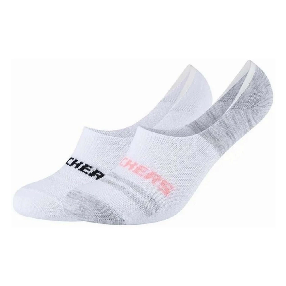 Skechers Footies Socks White Unisex