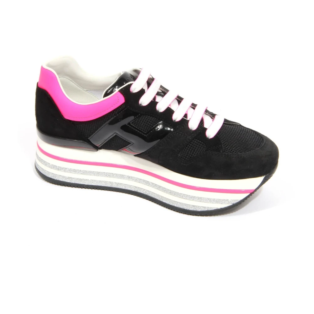 Hogan Stijlvolle Italiaanse Schoenen Dames Schoenen Zwart