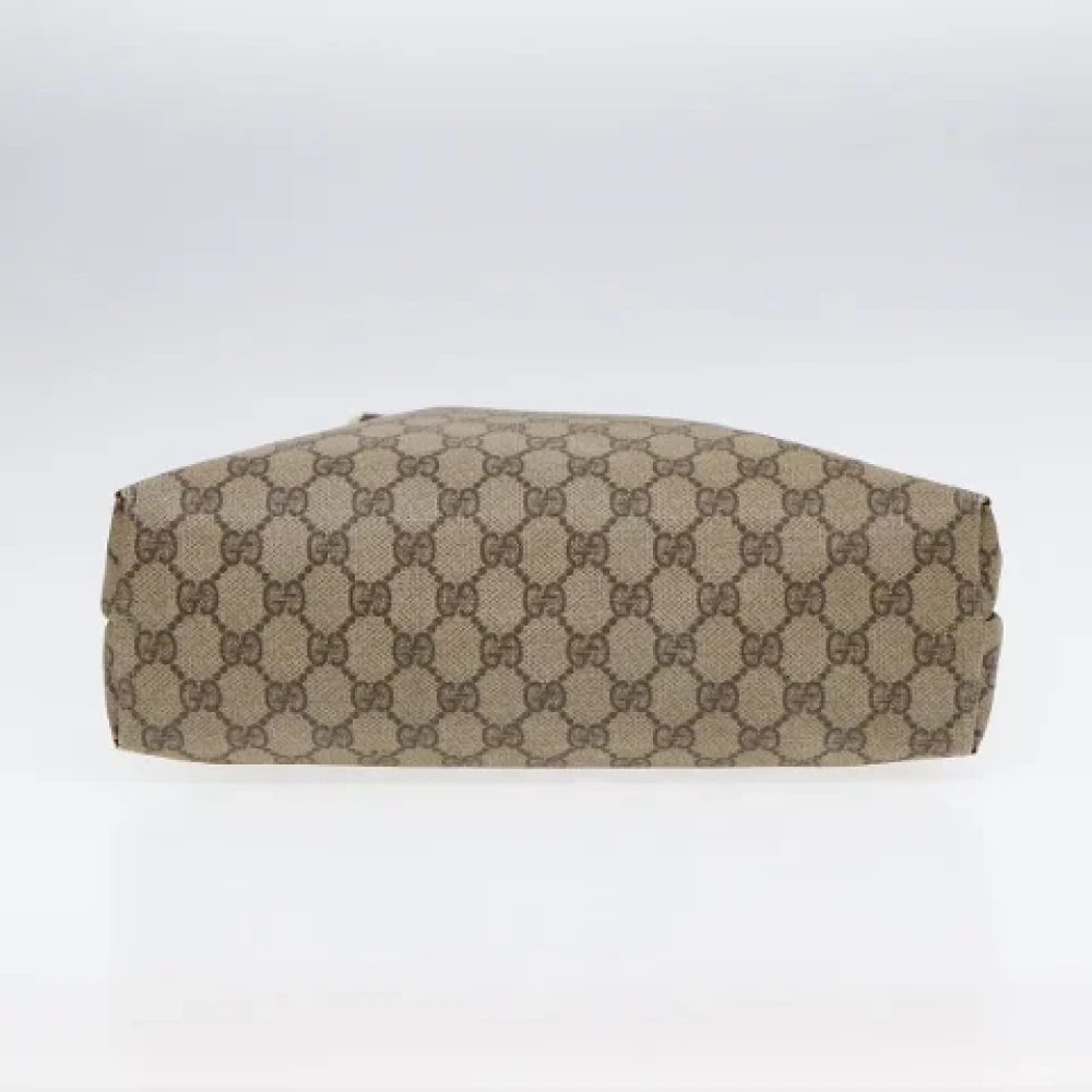 Gucci Vintage Pre-owned Leather totes Beige Dames