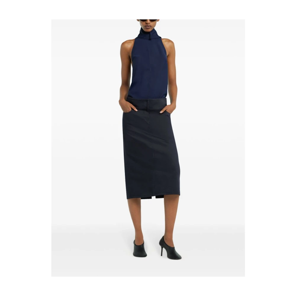 Courrèges Blauwe Rok Dameskleding Blue Dames
