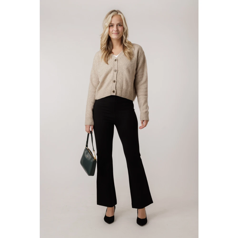 Lisa Yang Marionette Cardigan Desert Sand Beige Dames