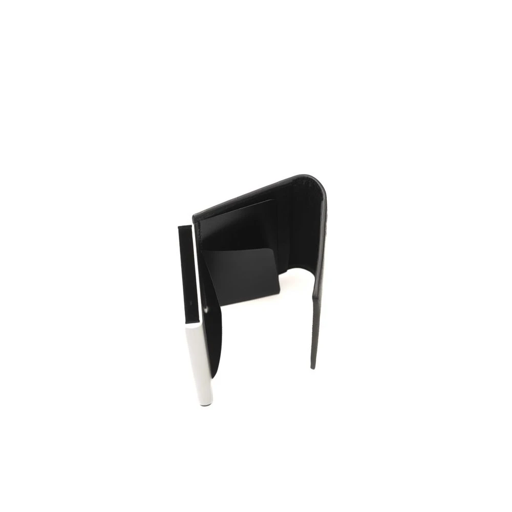 Cerruti 1881 Elegante Zwarte Leren Portemonnee Black Heren
