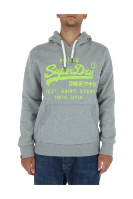 Tryckt Blå Sweatshirt Höst/Vinter