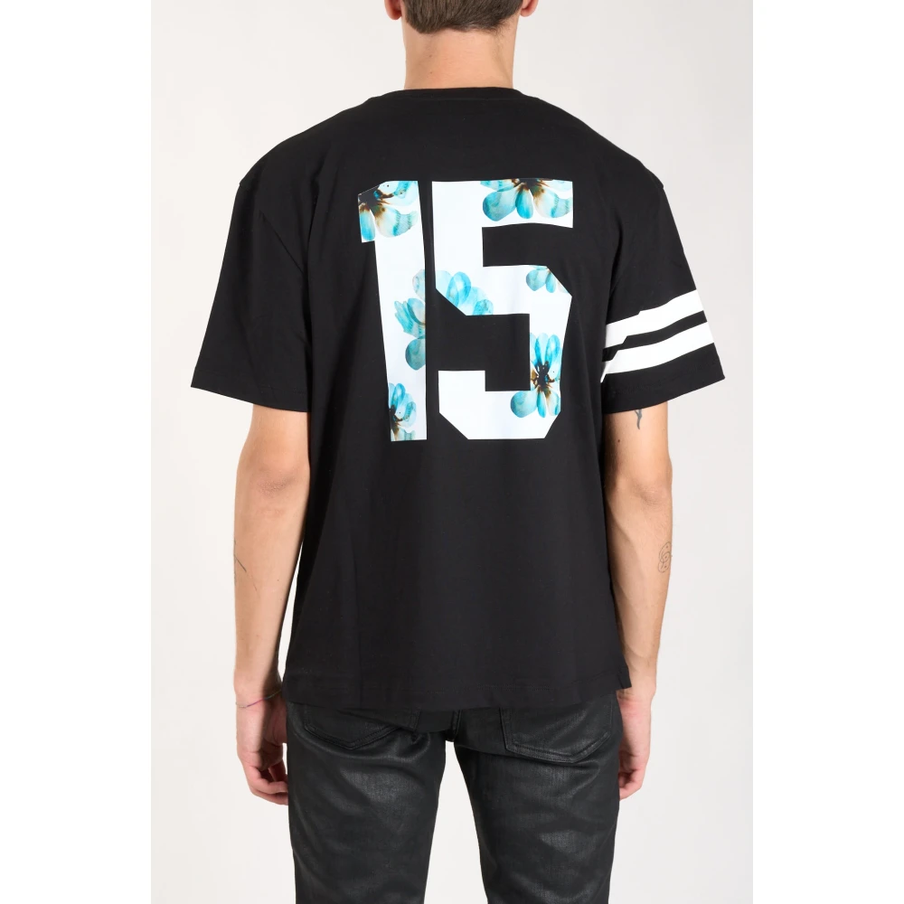 IH NOM UH NIT Front Logo T-shirt Regular Fit Black Heren