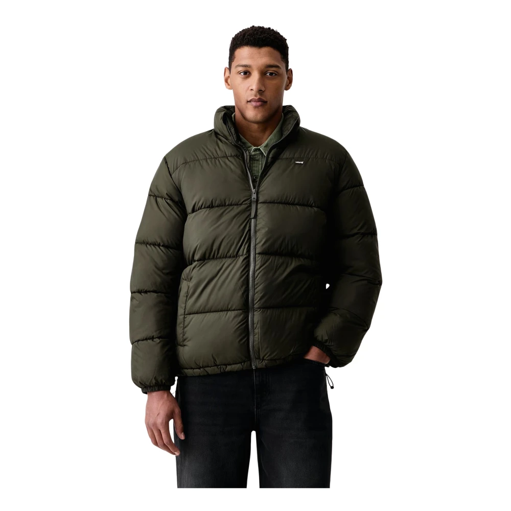 Levi's Herren Grün Kurze Pufferjacke In Khaki - Bild 4