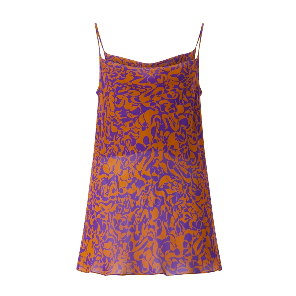 Dries Van Noten Women's Multicolor Blouses, Xs, Waterfall Top