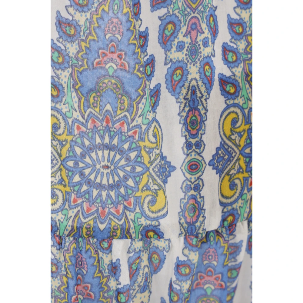 ETRO Lange jurk met Paisley-print Multicolor Dames