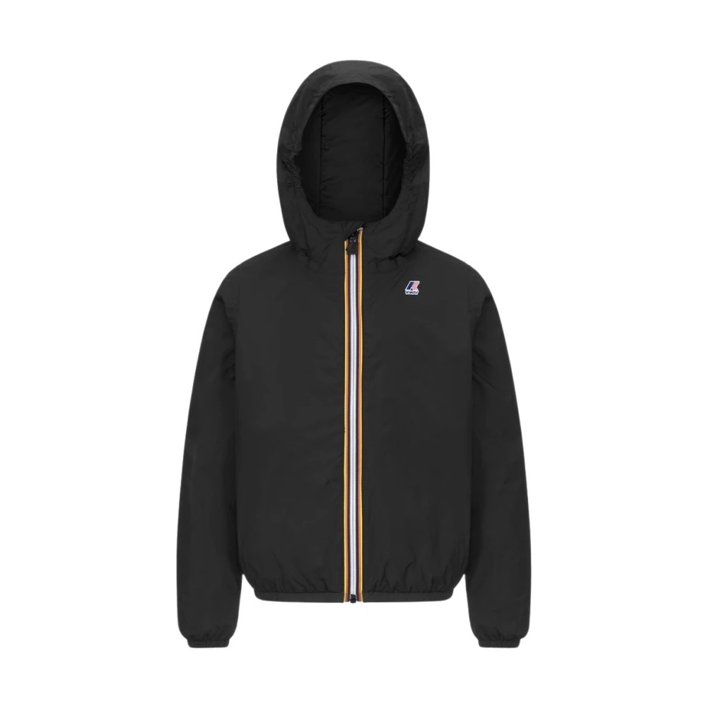 K-Way Unisex Zwart Warm Lichtgewicht Jas