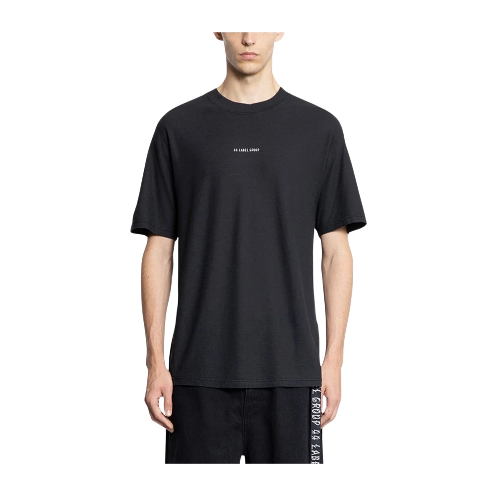 44 Label Group Men's Black T-Shirts, L, Jersey T-Shirt
