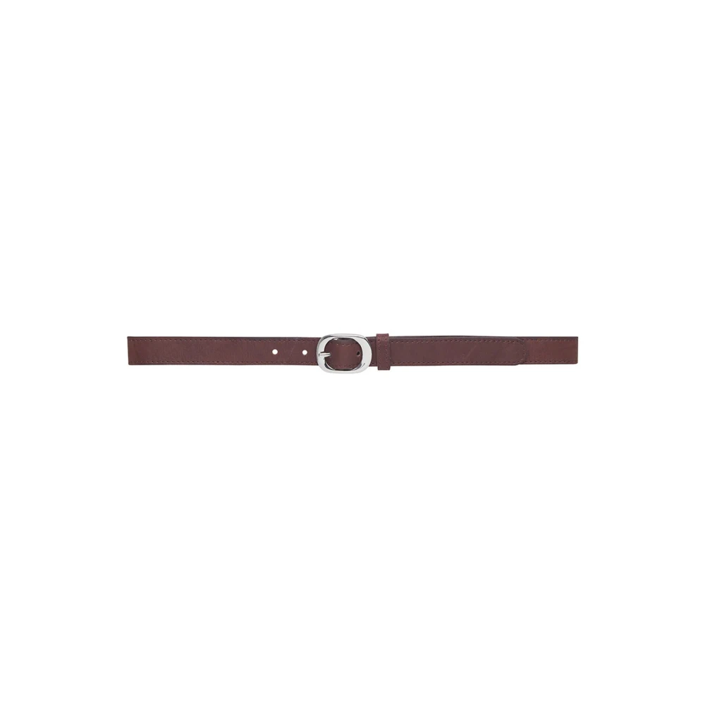 Depeche Women's Brown Classic Leather Belt - Belts - 95 Cm - Accessories