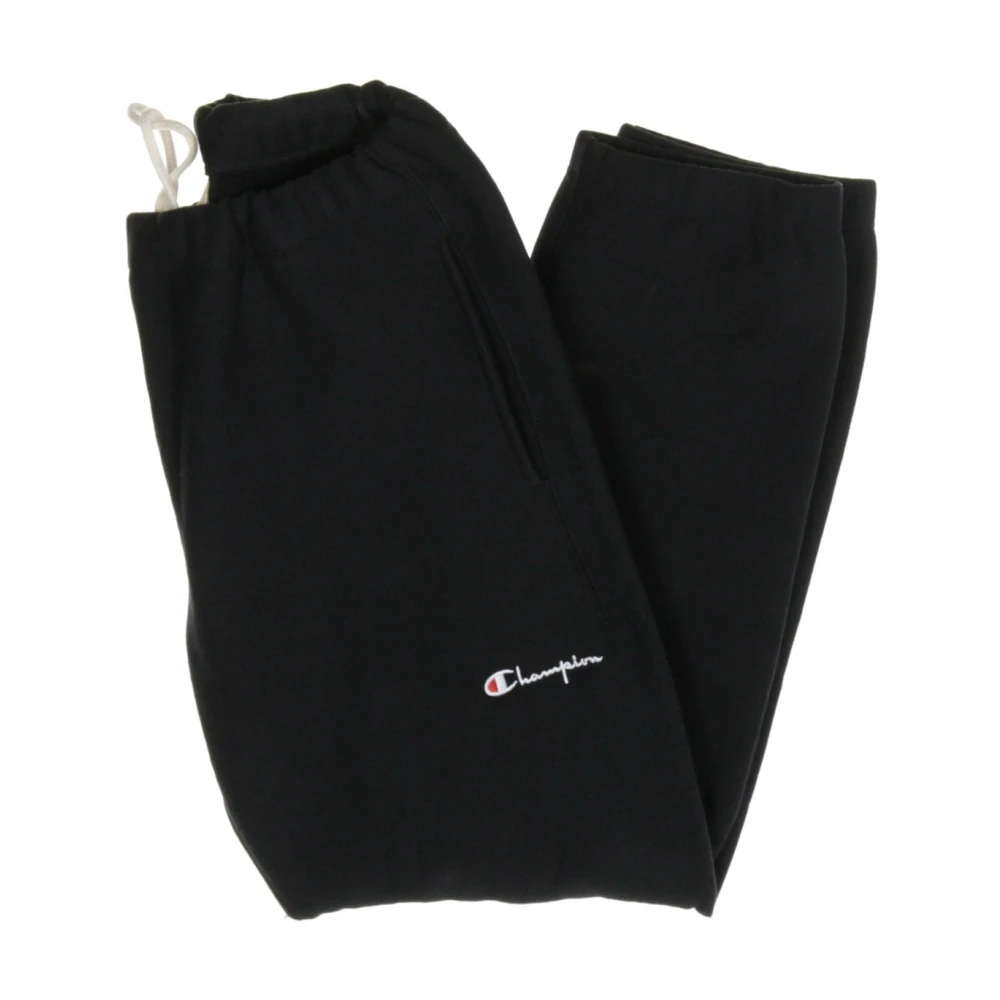 Champion Zwarte elastische manchet sweatpants tracksuit Black Dames