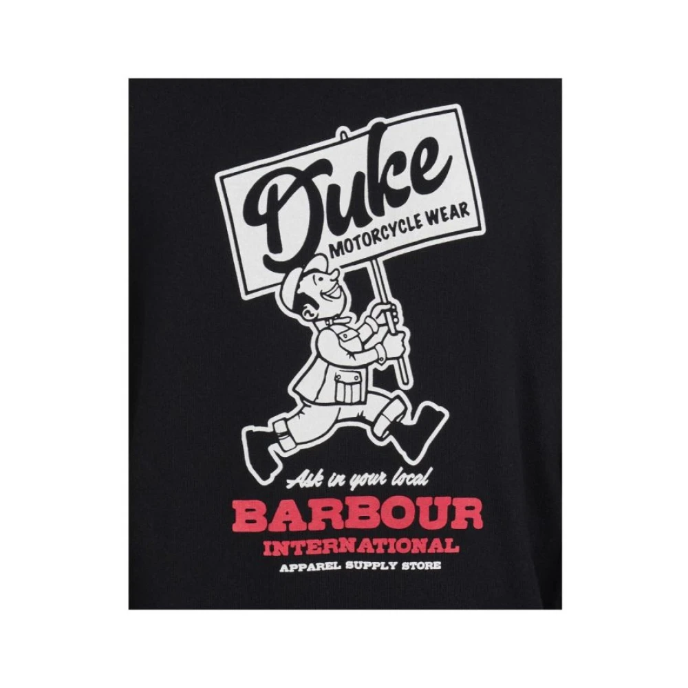 Barbour Famous Duke Sweatshirt Zwart Black Heren