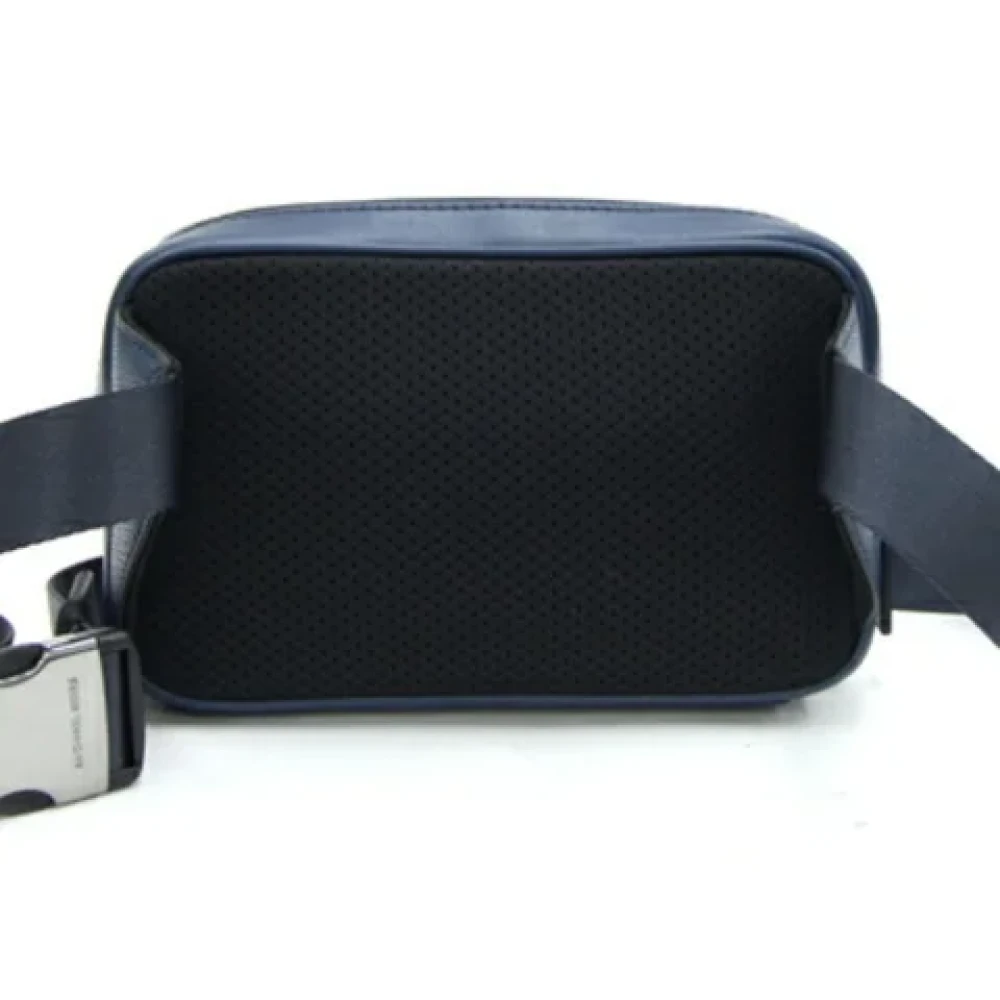 Michael Kors Pre-owned Leather crossbody-bags Blue Dames