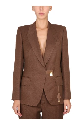 Padlock Single-Breasted Blazer