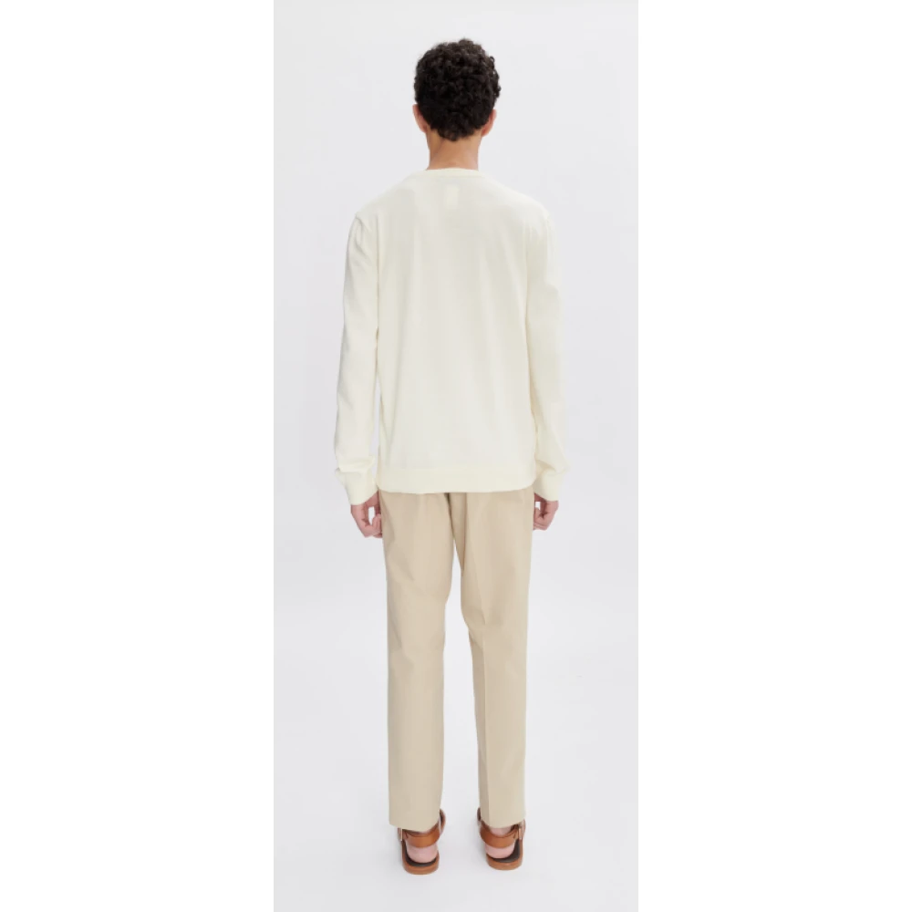 A.p.c. Beige Katoenen Geplooide Broek Beige Heren