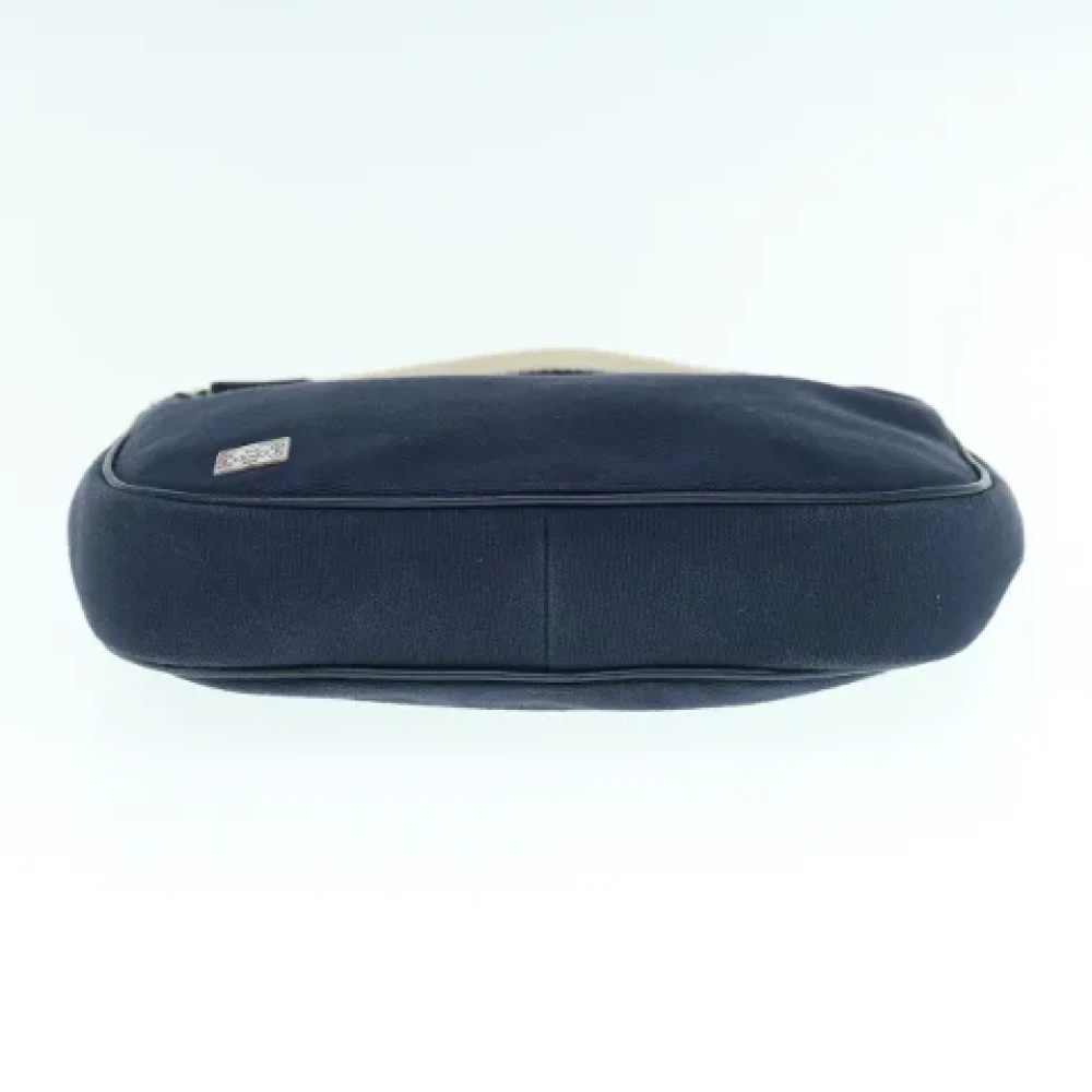 Gucci Vintage Pre-owned Canvas gucci-bags Blue Dames