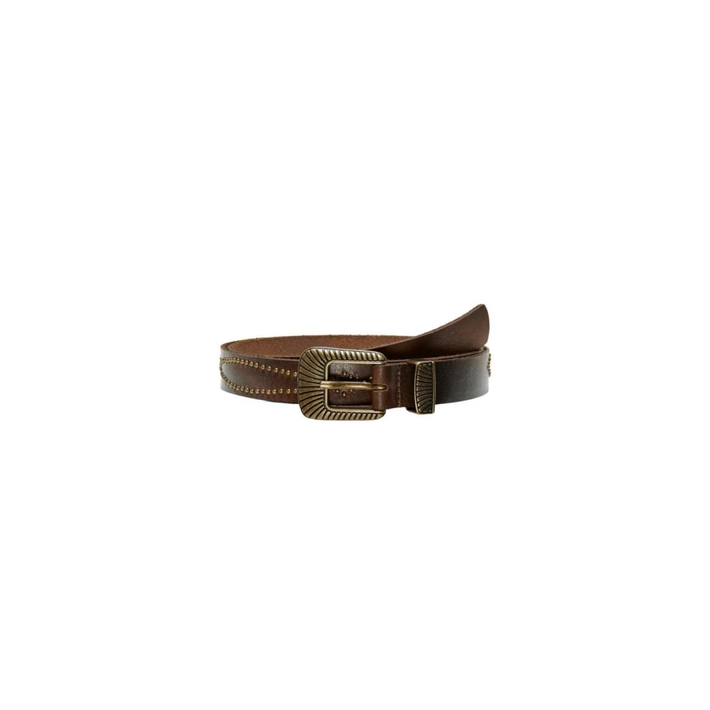 Only Stijlvolle Riem voor Mannen en Vrouwen Brown Dames