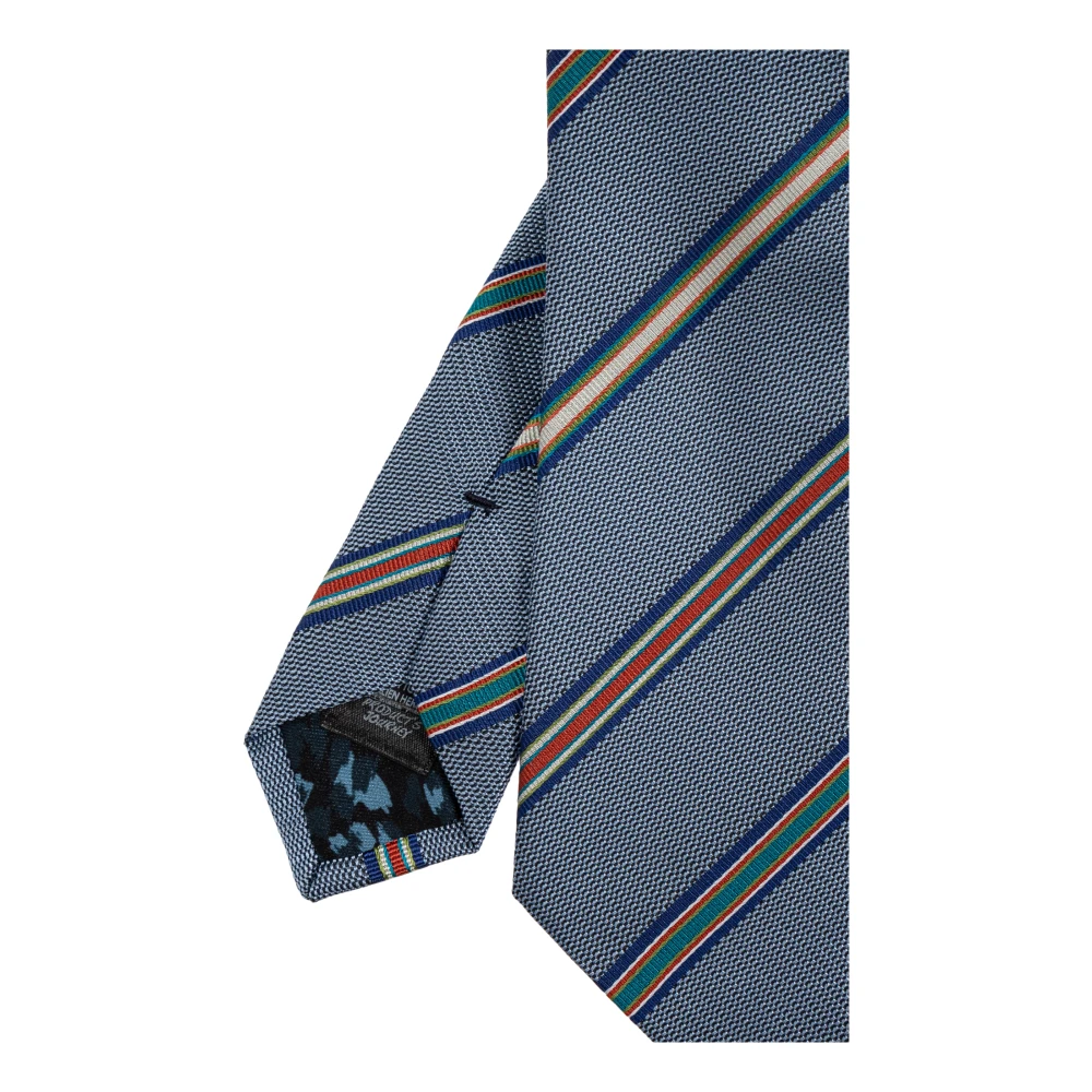 Paul Smith Zijden stropdas Blue Heren