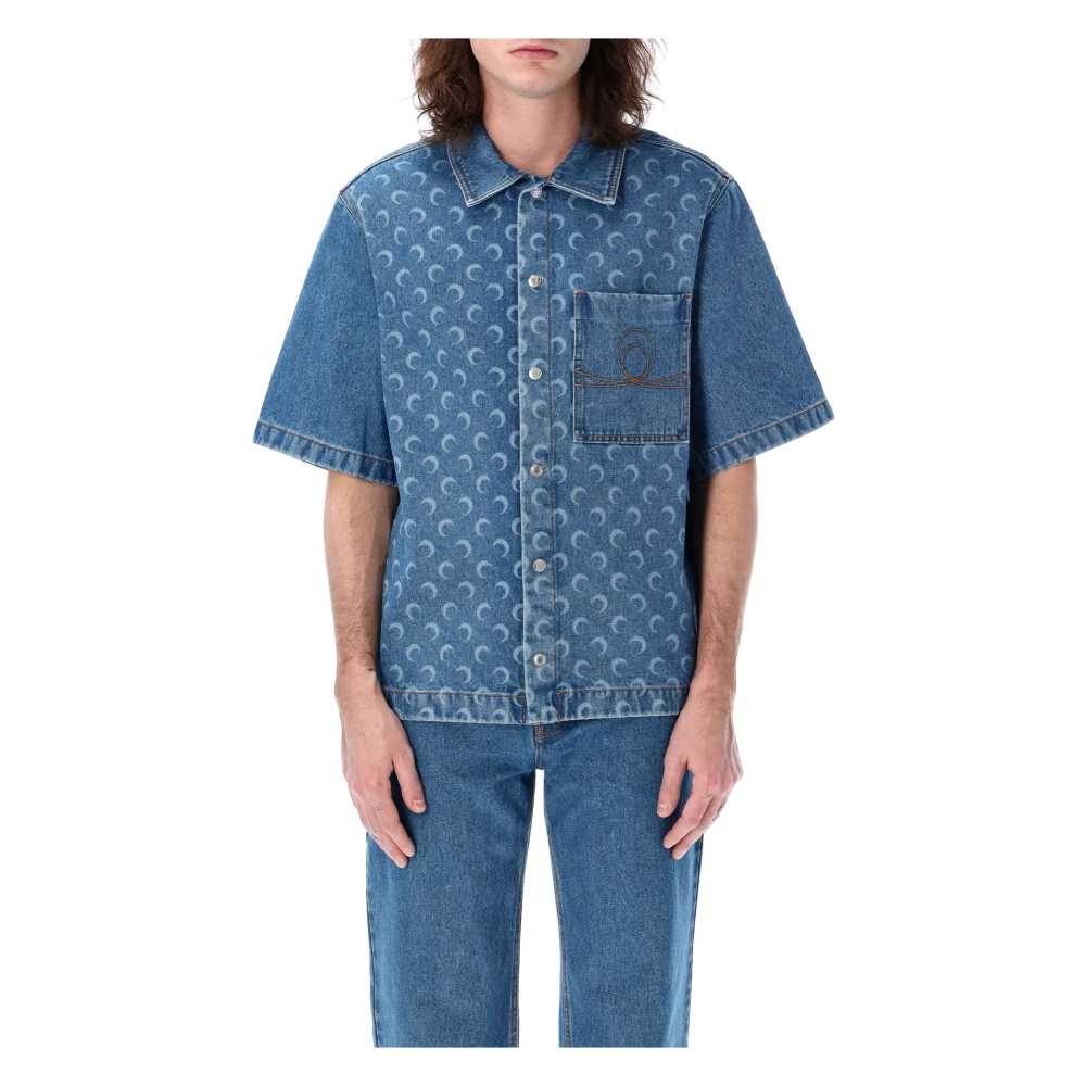 Shirts > Denim Shirts - - Marine Serre - Modalova