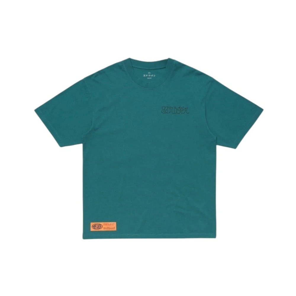 Edwin Men's Green T-Shirts, Xl, Spiral Sighs Ts