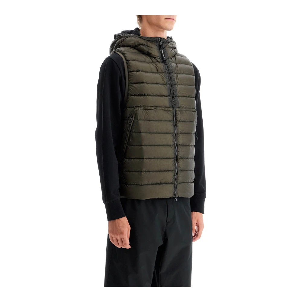 C.P. Company Gewatteerd Goggle Vest Green Heren