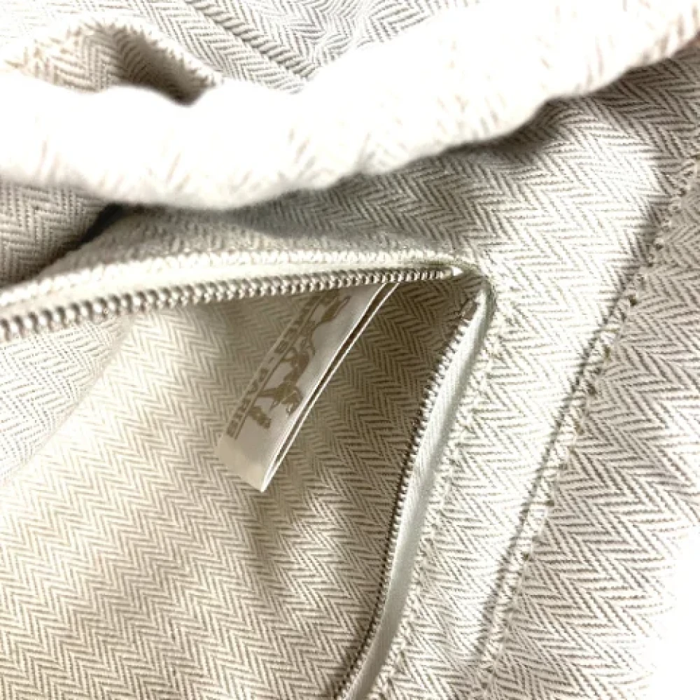 Hermès Vintage Pre-owned Fabric pouches Beige Dames