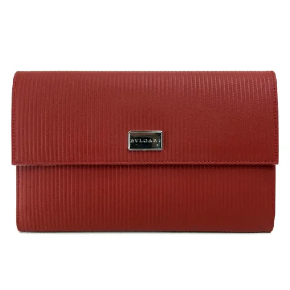 Bvlgari Vintage Pre-owned Fabric home-office Red Dames