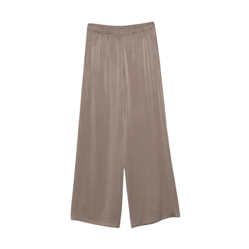 Fabiana Filippi , Wide Trousers, Female, Brown, L, Wide Trousers